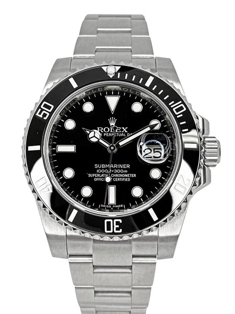 mens rolex submariner date 116610ln steel|rolex submariner 116610ln for sale.